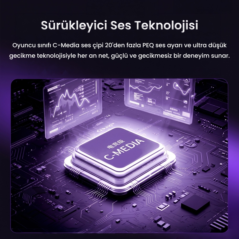 Aula GS6 PRO 10W RGB Bluetooth USB Kablolu Soundbar Hoparlör Player Özellikli Speaker Siyah - 3
