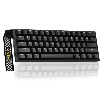 Aula Mini 60 He Hall Effect Manyetik Klavye Rapid Trigger Stromrise Switch 8000Hz TKL Hot Swap Oyuncu Klavyesi Siyah - 8
