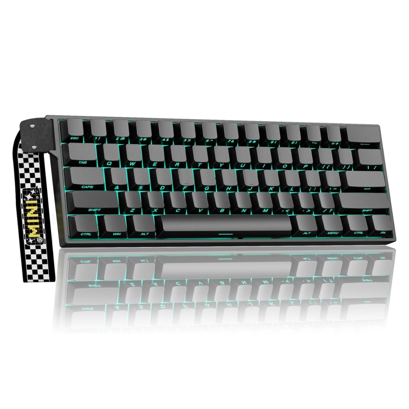 Aula Mini 60 He Pro Hall Effect Manyetik Klavye Rapid Trigger Stromrise Switch 8000Hz RGB TKL Hot Swap Oyuncu Klavyesi Siyah - 9