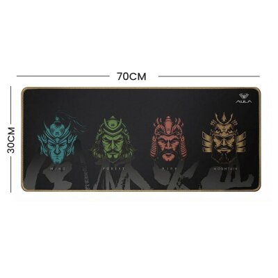 Aula MP-WFFM 70x30cm Kaymaz Tabanlı Gaming Oyuncu Mousepad Siyah - 7
