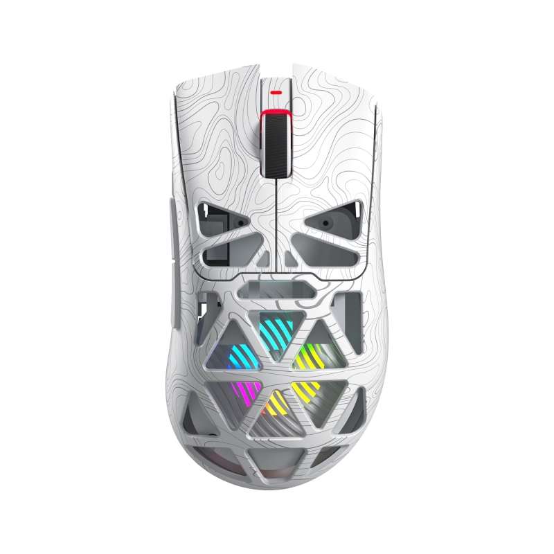 Aula SC620 PAW3311 Sensör 12000 DPI 1000Hz Kablolu ve Kablosuz Gaming Oyuncu Mouse Desenli Beyaz - 1