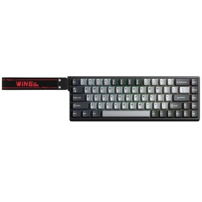 Aula Win68 He Pro Manyetik Klavye Rapid Trigger Xingyi Switch 8000Hz RGB TKL Hot Swap Oyuncu Klavyesi Gri - 7