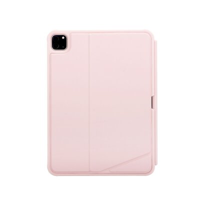 Bix IK02 Manyetik Ayrılabilir iPad için Touchpad’li Klavye Kılıfı Bluetooth 6.0 Type-C Şarjlı 7 Renk Aydınlatmalı Stant Özellikli Tablet Klavye Kılıfı Pembe - 3