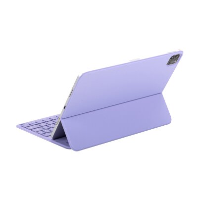 Bix IK04 Manyetik İpad Klavyeli Kılıf Bluetooth 5.3 Türkçe Q Klavye Değiştirilebilir Pilli Ultra İnce Çok Açılı Standlı Mor - 11
