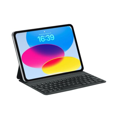 Bix IK05 Manyetik İpad Klavyeli Kılıf Bluetooth 5.3 Türkçe Q Klavye Değiştirilebilir Pilli Ultra İnce Çok Açılı Standlı Siyah - Bix