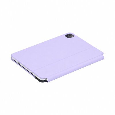 Bix IK06 Manyetik Bluetooth Klavyeli İpad Kılıfı, Dokunmatik Yüzeyli, 7 Renk Aydınlatmalı, İpad Air 10.9″/11″ İpad Pro 11″ Uyumlu Mor - 9
