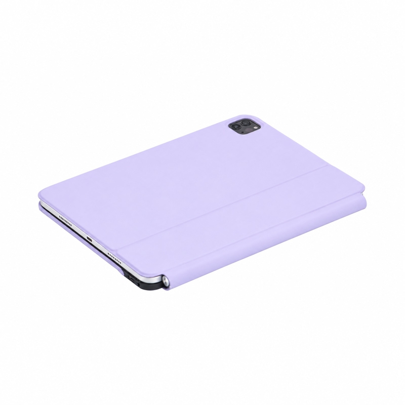 Bix IK06 Manyetik Bluetooth Klavyeli İpad Kılıfı, Dokunmatik Yüzeyli, 7 Renk Aydınlatmalı, İpad Air 10.9″/11″ İpad Pro 11″ Uyumlu Mor - 9