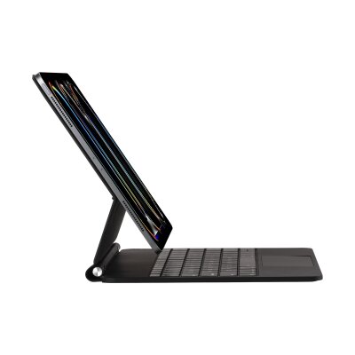 Bix IK08P Manyetik Bluetooth Klavyeli İpad Kılıfı Çoklu Dokunmatik Yüzeyli 3 Kademeli Arka Aydınlatmalı iPad Pro Uyumlu Siyah - 7