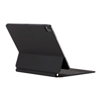 Bix IK08P Manyetik Bluetooth Klavyeli İpad Kılıfı Çoklu Dokunmatik Yüzeyli 3 Kademeli Arka Aydınlatmalı iPad Pro Uyumlu Siyah - 11
