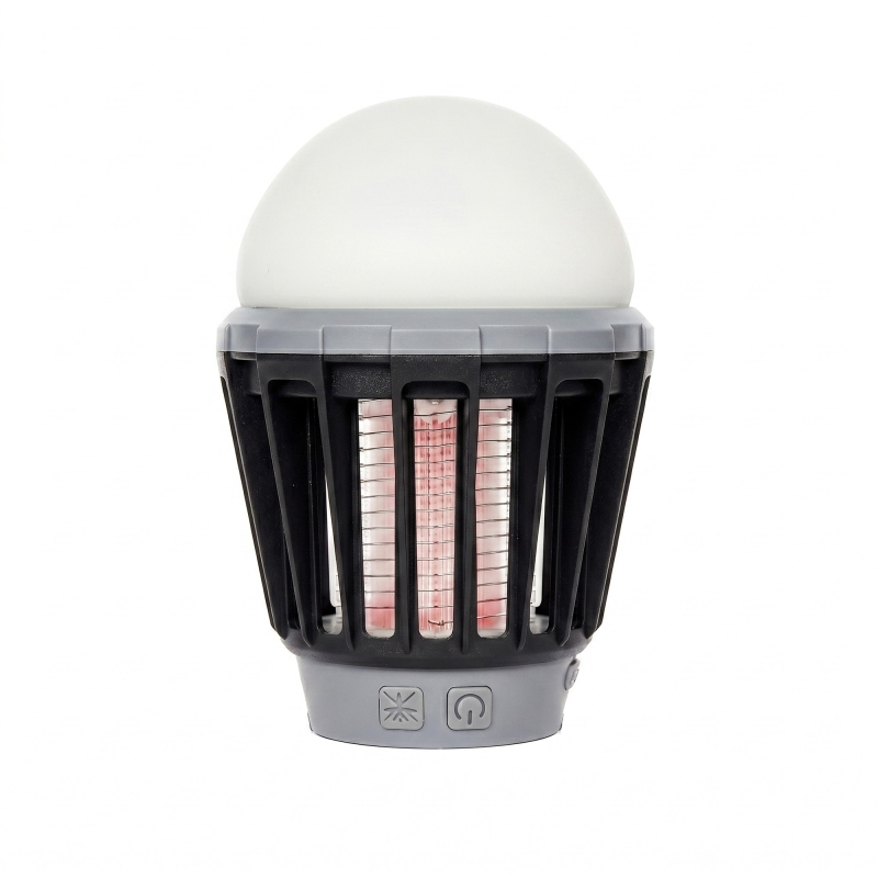 Bix KL01 Şarj Edilebilir Sivrisinek Kovucu Kamp Lambası Ultraviyole LED Elektronik Zapper Taşınabilir Fenerli IPX6 Su Geçirmez Böcek Kovucu Siyah - 1