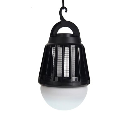 Bix KL01 Şarj Edilebilir Sivrisinek Kovucu Kamp Lambası Ultraviyole LED Elektronik Zapper Taşınabilir Fenerli IPX6 Su Geçirmez Böcek Kovucu Siyah - 7