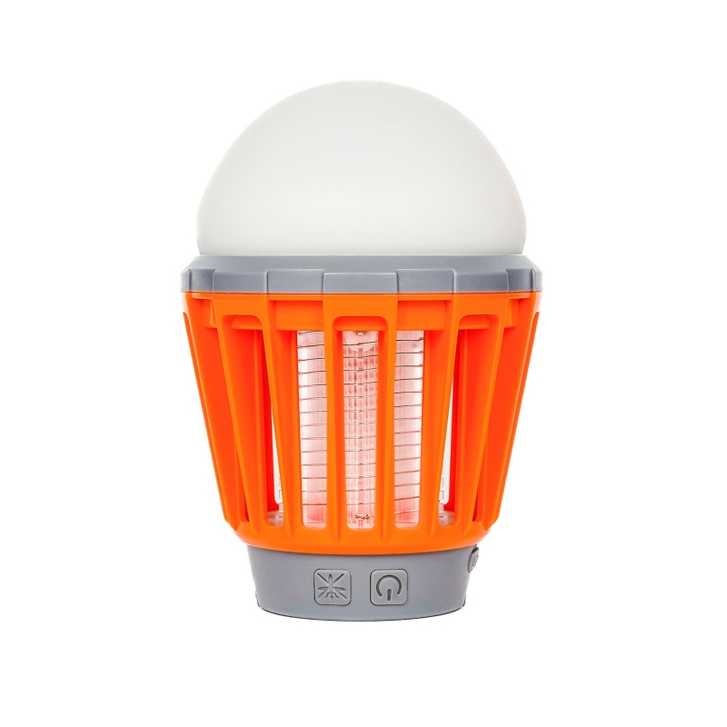 Bix KL01 Şarj Edilebilir Sivrisinek Kovucu Kamp Lambası Ultraviyole LED Elektronik Zapper Taşınabilir Fenerli IPX6 Su Geçirmez Böcek Kovucu Turuncu - 1