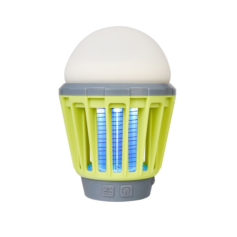 Bix KL01 Şarj Edilebilir Sivrisinek Kovucu Kamp Lambası Ultraviyole LED Elektronik Zapper Taşınabilir Fenerli IPX6 Su Geçirmez Böcek Kovucu Yeşil - 1