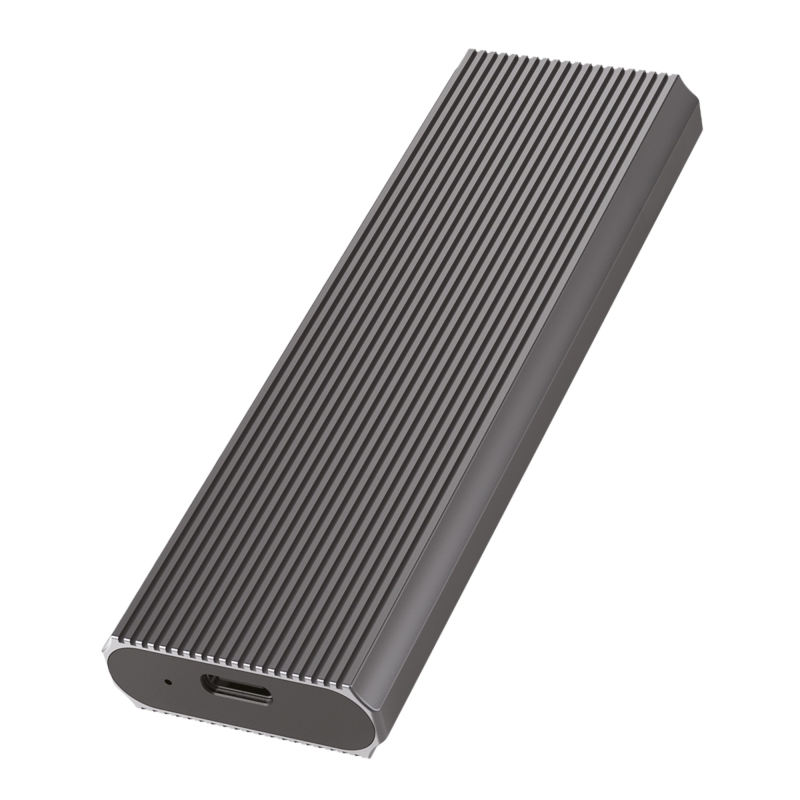 Juo JHD35 M.2 SATA ve NVMe SSD Dual Protocol Disk Kutusu Type-C USB 3.1 10Gbps Alüminyum 4TB Destekli Harici SSD Disk Kutusu - 1