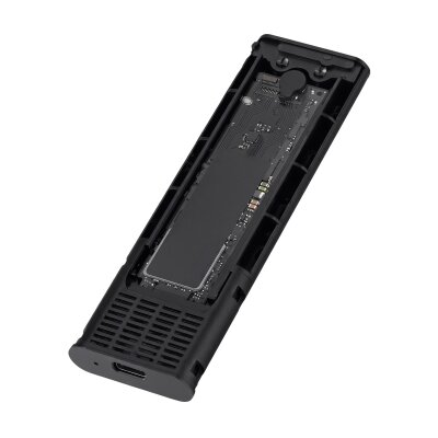 Juo JHD35 M.2 SATA ve NVMe SSD Dual Protocol Disk Kutusu Type-C USB 3.1 10Gbps Alüminyum 4TB Destekli Harici SSD Disk Kutusu - 7