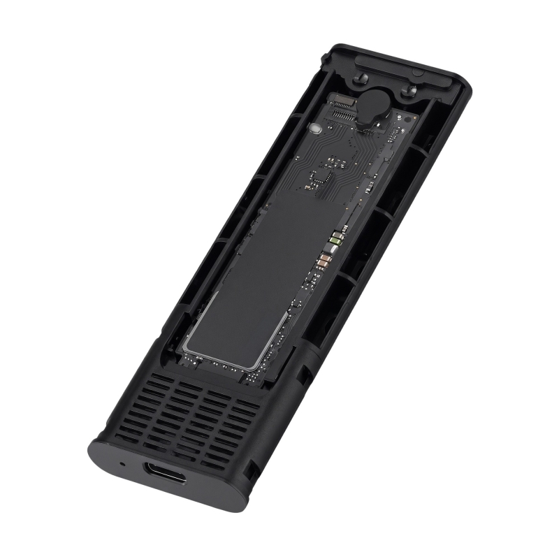 Juo JHD35 M.2 SATA ve NVMe SSD Dual Protocol Disk Kutusu Type-C USB 3.1 10Gbps Alüminyum 4TB Destekli Harici SSD Disk Kutusu - 7