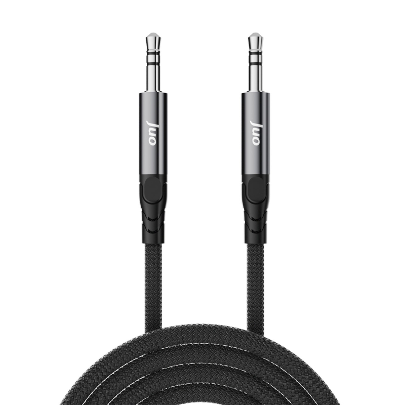 Juo Stereo 3.5mm TRS Jack Örgülü Aux Ses Kablosu 2 Metre - 6