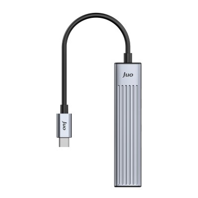 Juo Type-C 4 Portlu 1x USB-A 1x Type-C RJ45 Gigabit Ethernet 100W PD Şarj Girişi Çoklayıcı Dönüştürücü Hub - 7