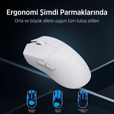 Philips Evnia SPK9718B Lightweight PAW3950 Sensör 36000 DPI 3 Modlu Gaming Oyuncu Mouse Siyah - 8