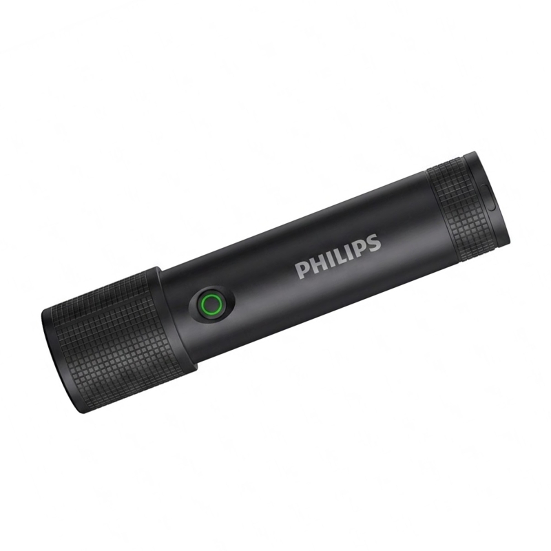 Philips SFL2185 350 Lümen 3W LED El Feneri Teleskopik Zoom Sos Modlu Şarj Edilebilir Uzun Menzilli Flashlight - 1