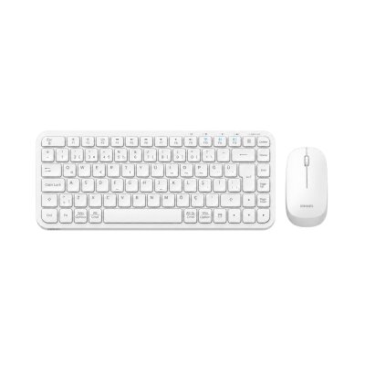 Philips SPT6338BT Bluetooth ve 2.4GHz Kablosuz Türkçe Q Klavye Mouse Seti Beyaz - Philips