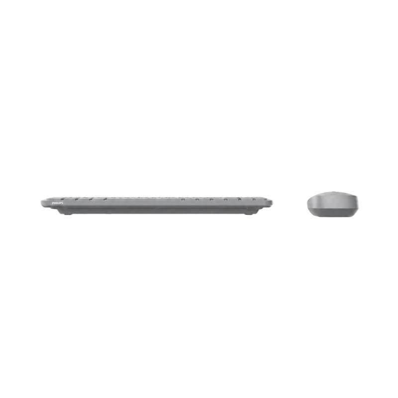 Philips SPT6338BT Bluetooth ve 2.4GHz Kablosuz Türkçe Q Klavye Mouse Seti Gri - 5