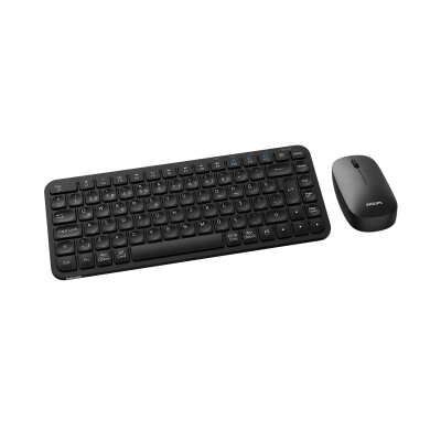 Philips SPT6338BT Bluetooth ve 2.4GHz Kablosuz Türkçe Q Klavye Mouse Seti Siyah - 3