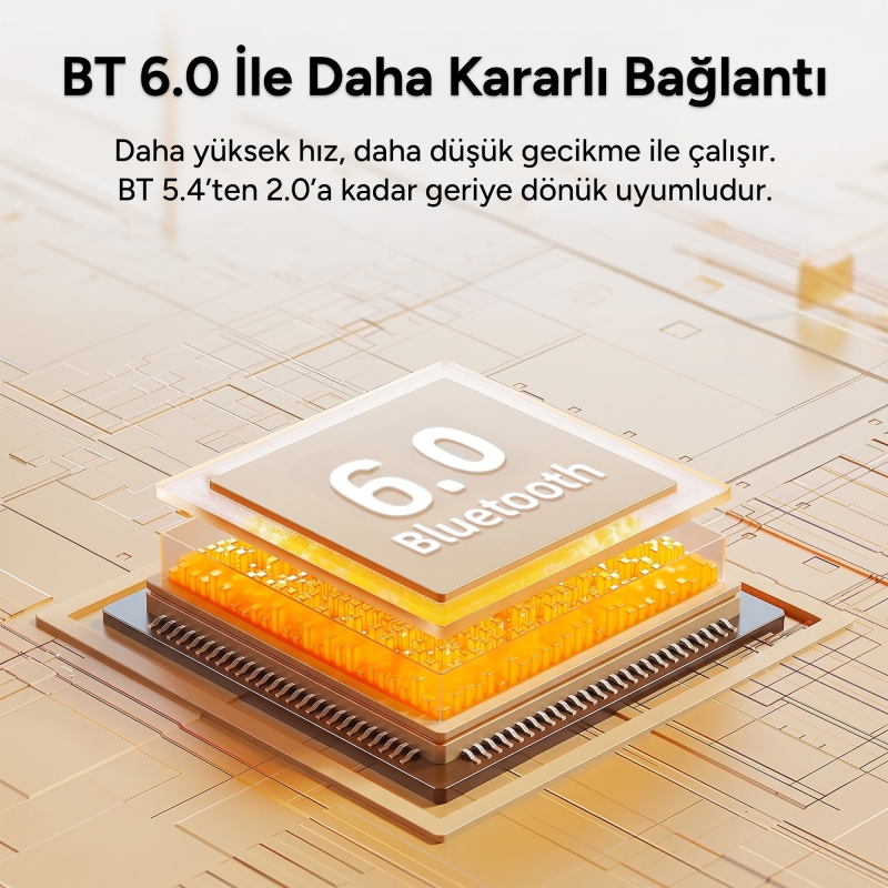 Rocoren Bluetooth 6.0 USB Tak Çalıştır Mini Dongle Adaptör Masaüstü PC ve Laptop İçin Kablosuz Alıcı - 2