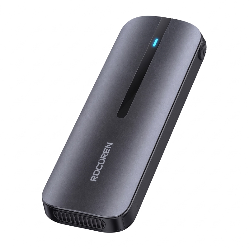 Rocoren M.2 NVMe Disk Kutusu Type-C USB 3.2 Gen2 10Gbps Alüminyum 4TB Destekli Harici SSD Disk Kutusu - 1