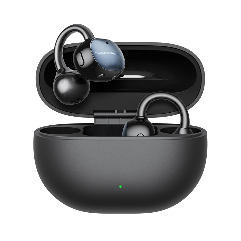 Soundpeats POP Clip2 Open-Ear Earbuds Hi-Res LDAC ENC TWS Bluetooth 6.0 Kablosuz Kulaklık Siyah - 1