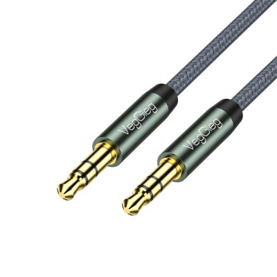 VegGieg 3.5mm Jack TRS Hi-Fi Örgülü AUX Ses Kablosu 5 Metre - 3