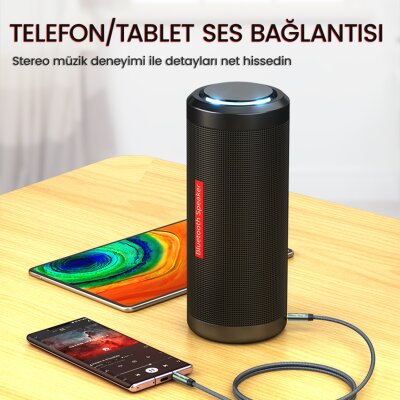 VegGieg 3.5mm Jack TRS Hi-Fi Örgülü AUX Ses Kablosu 5 Metre - 7