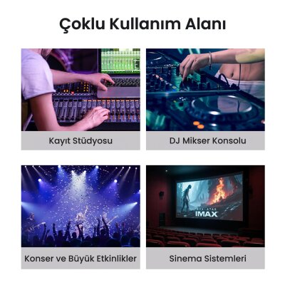 VegGieg 6.35mm to XLR Dişi Mikrofon Kablosu Hi-Fi Ses Kalitesi OFC Bakır Enstrüman Ses Kablosu 2 Metre - 7