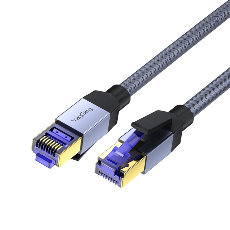 VegGieg CAT8 40Gbps Gigabit FTP 2000Mhz RJ45 Ethernet Ağ Kablosu 1 Metre - 1