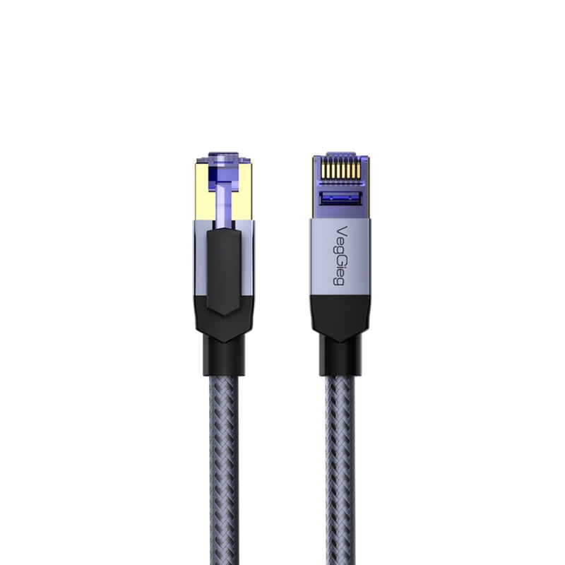 VegGieg CAT8 40Gbps Gigabit FTP 2000Mhz RJ45 Ethernet Ağ Kablosu 5 Metre - 7