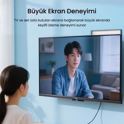 VegGieg DVI 24+1 to HDMI 2K Dönüştürücü Monitör Kablosu 2 Metre - 7