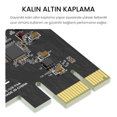 VegGieg PCI-E Express 1000 Mbps Gigabit Harici RJ45 Ethernet Ağ Kartı - 6