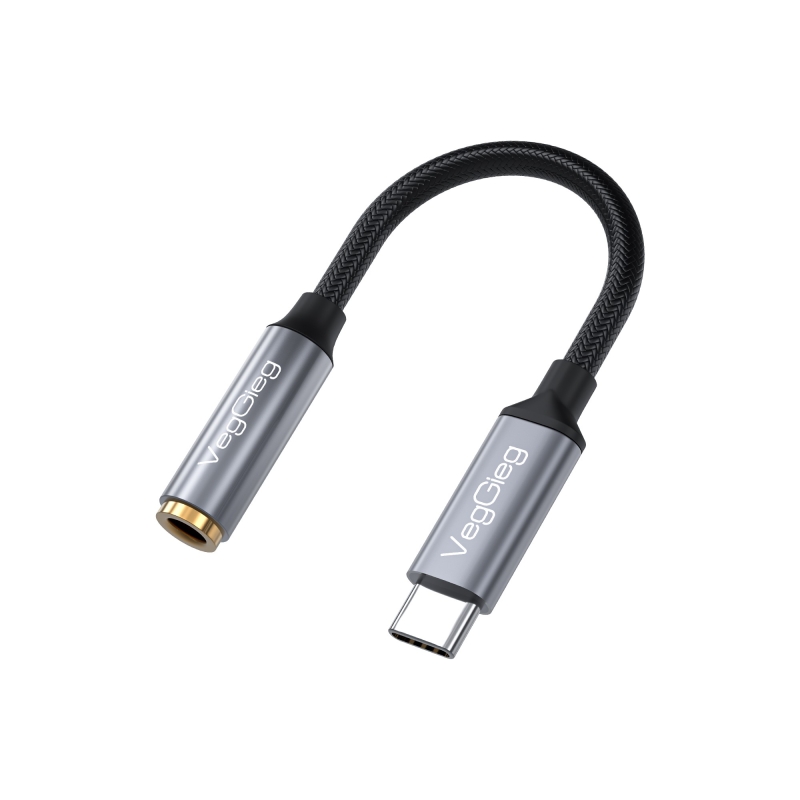 VegGieg Type-C to 3.5mm Kulaklık Dönüştürücü Çevirici Adaptör - 1