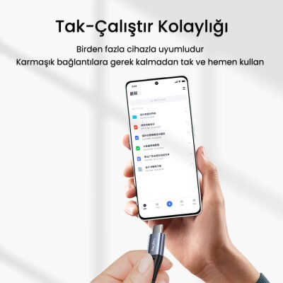 VegGieg Type-C to USB 2.0 OTG Çevirici Dönüştürücü Adaptör - 4