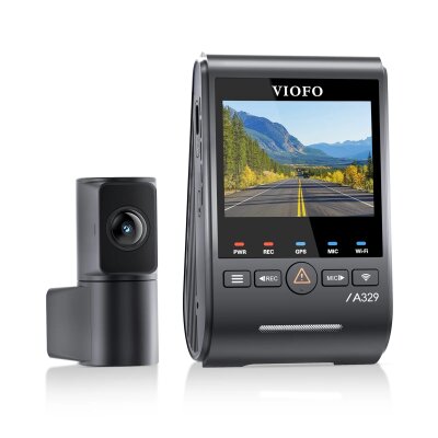 Viofo A329S 2 Kameralı Ön+Arka 4K 60FPS+2K Wi-Fi 6 HDR Sony STARVIS 2 Sensör GPS'li SSD Destekli Araç Kamerası - 9