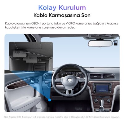 Viofo OP100 OBD Park Modu Bağlantı Kiti + Type-C Park Modu Kablosu - 2