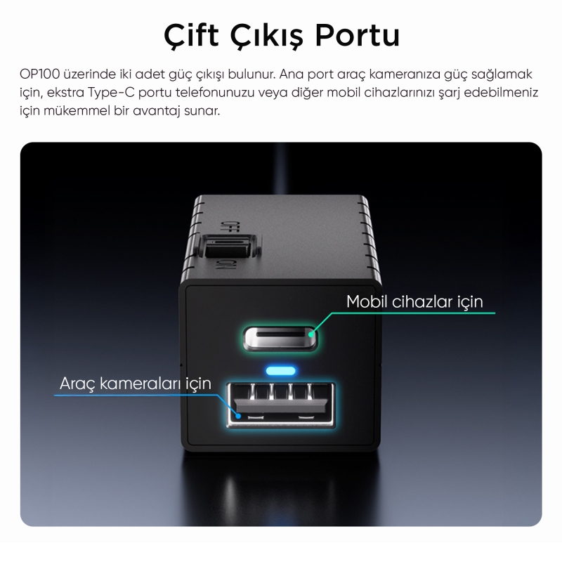 Viofo OP100 OBD Park Modu Bağlantı Kiti + Type-C Park Modu Kablosu - 3
