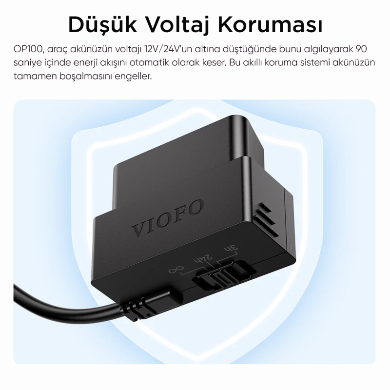 Viofo OP100 OBD Park Modu Bağlantı Kiti + Type-C Park Modu Kablosu - 5